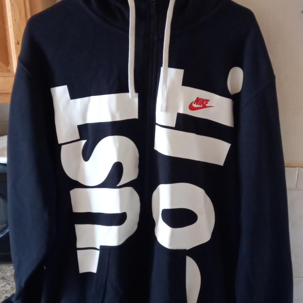 NIKE ZIP "JUST DO IT" HOODIE